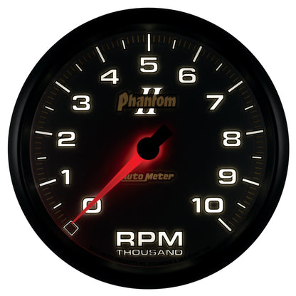 Autometer Phantom II 5in Electrical 10K RPM In-Dash Tachometer Universal | 7598