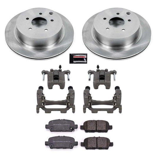 Power Stop Rear Autospecialty Brake Kit w/ Calipers Infiniti Q50 2018-21 / Q60 2018-21 / Q70 2018-2019 / Q70L 2018-2019 / QX60 2019 | KCOE8021