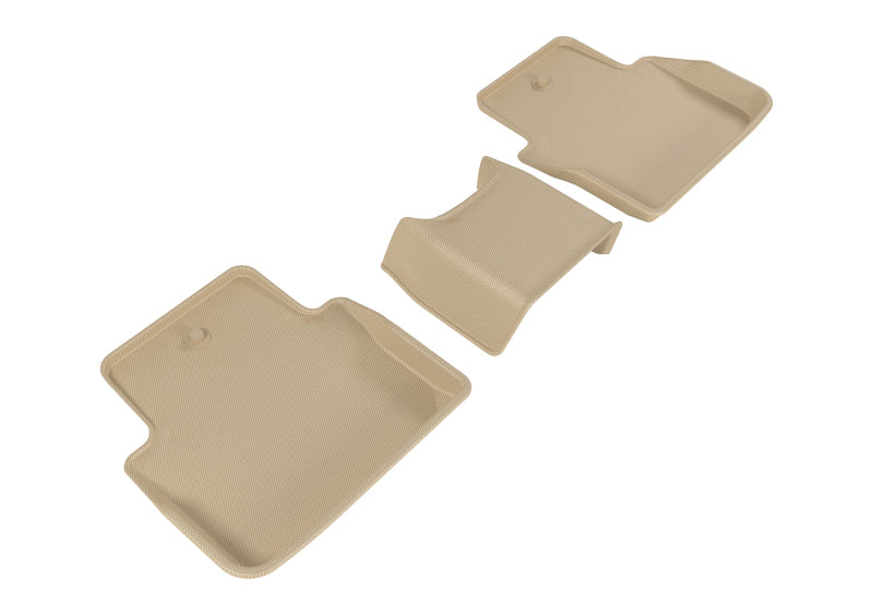 3D MAXpider 15-20 Acura TLX Kagu 2nd Row Floormats - Tan | L1AC00921502