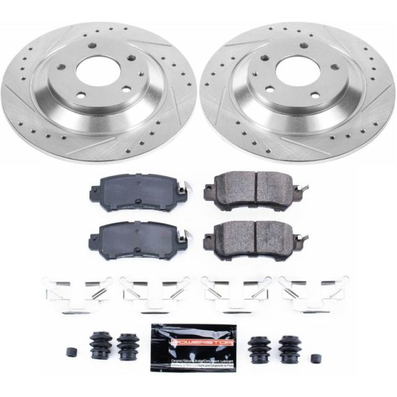 Power Stop Rear Z23 Evolution Sport Brake Kit Mazda CX-5 2013-2017 | K6964