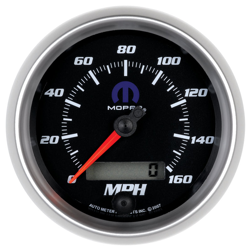 Autometer 3-3/8in 160 MPH Electric Programmable Speedometer Gauge Black Universal | 880022