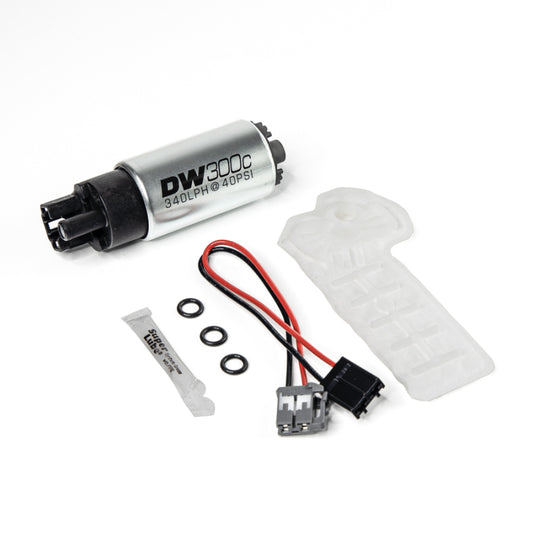 DeatschWerks 340lph Compact Fuel Pump w/o clips w/ 9-1061 install kit Infinity Q50 2016+ | dwk9-307-1061