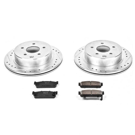 Power Stop Rear Z23 Evolution Sport Brake Kit Infiniti J30 1993-1997 / Q45 1997-2001 | K1165