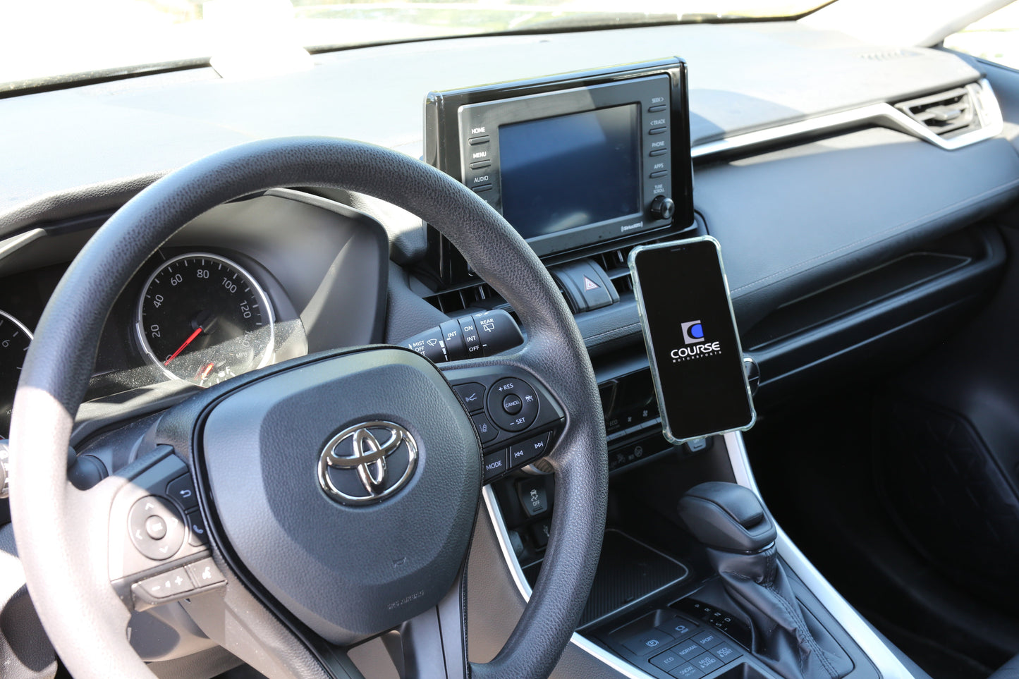 Course Motorsports Direct Fit Phone Mount: Toyota RAV4 (2019-Present)