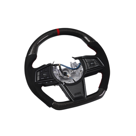 Racing Art 2022-24 WRX Carbon Fiber Steering Wheel - Leather / Suede