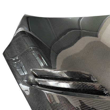 JDMuscle Tanso Carbon Fiber Hood V1  - 2020+ Toyota Supra GR A90/A91