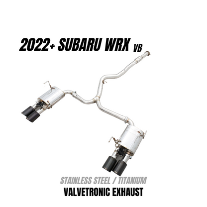 RES x JDMuscle 2022-24 WRX Valvetronic Catback Exhaust MT&CVT