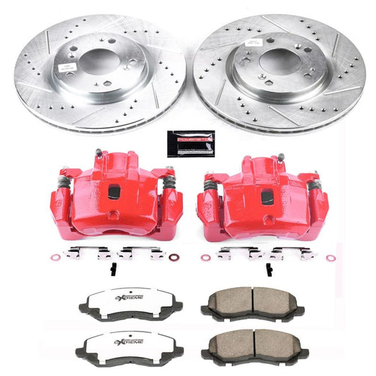 Power Stop Front Z26 Street Brake Upgrade Kit w/ Calipers Mitsubishi Eclipse 2006-2012 / Galant 2004-2012 | KC094-26