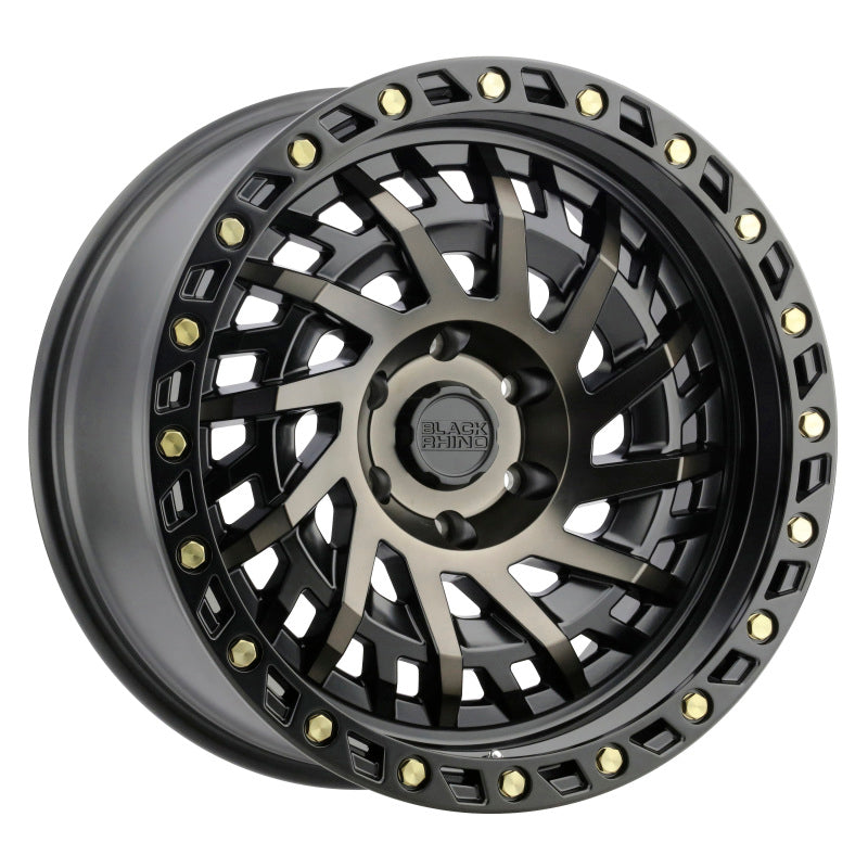 Black Rhino Shredder 17x9.0 5x114.3 ET-18 CB 71.6 Matte Black w/Machined Dark Tint Wheel