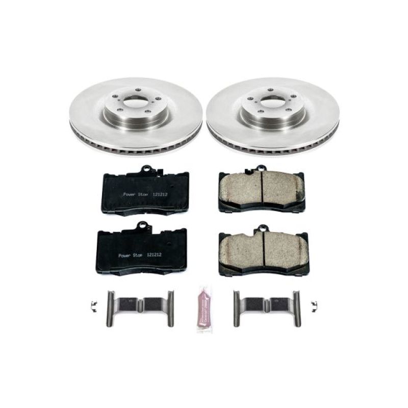 Power Stop Front Autospecialty Brake Kit Lexus GS350 2013-2020 / GS450H 2013-2018 / IS350 2013-2020 / IS350C 2013-2015 / RC350 15-2020 / IS200t 2016-2017 / RC200t 2016-2017 / IS300 2016-21 / RC300  2016-2020 | KOE6355