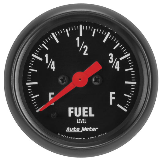 Autometer Z Series 0-280Ohm 2-1/16in. Programmable Fuel Level Gauge Universal | 2656