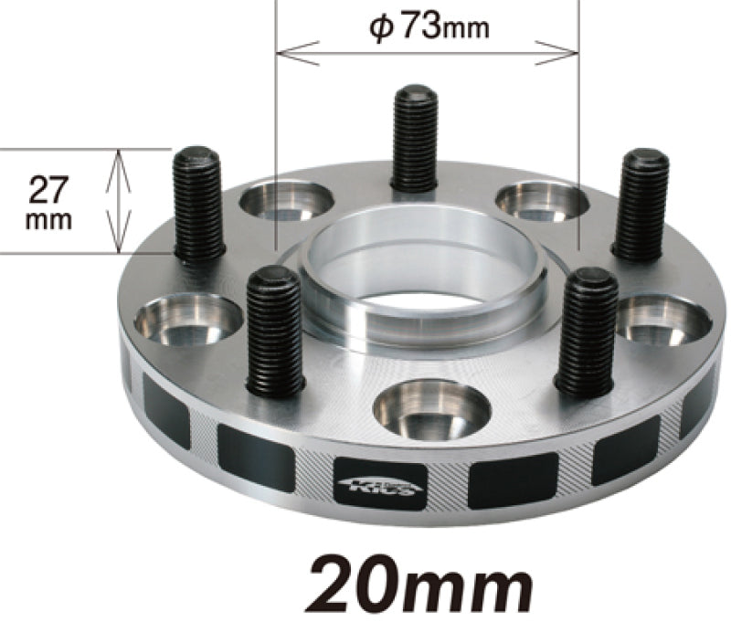 Project Kics 20mm Thick 12x1.50 64mm Hub 5-114.3 Wide Tread Spacers | W5120W164