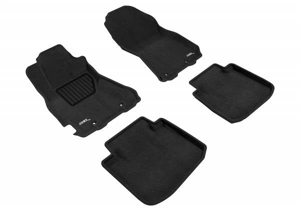 3D Maxpider 15 - 19 Legacy/ Outback Elegant 1st 2nd Row - Floor Mat Set | Black | L1SB01304709 - JDMuscleFloor MatsaceL1SB01304709