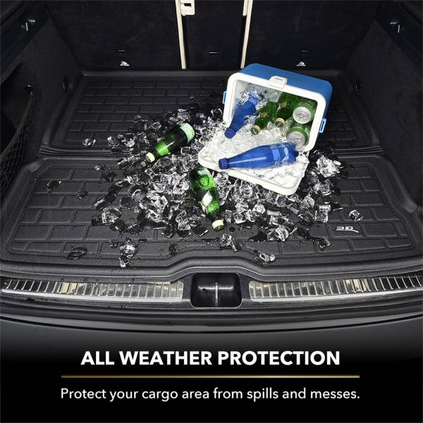 3D MAXpider [15 - 21 WRX/STI] Kagu Cargo Liner - Black | M1SB0201309 - JDMuscleFloor MatsaceM1SB0201309
