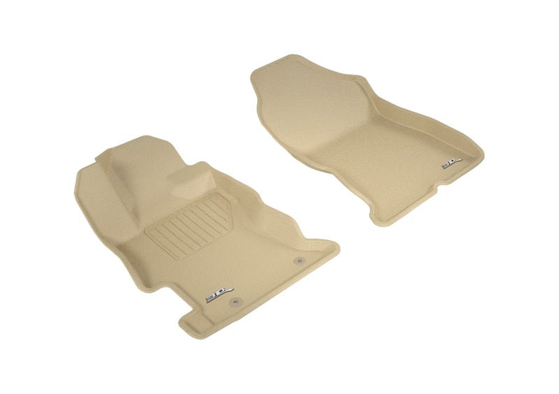 3D MAXpider 17 - 19 Impreza/Crosstrek Kagu 1st Row Floormat - Tan | L1SB02211502 - JDMuscleFloor MatsaceL1SB02211502