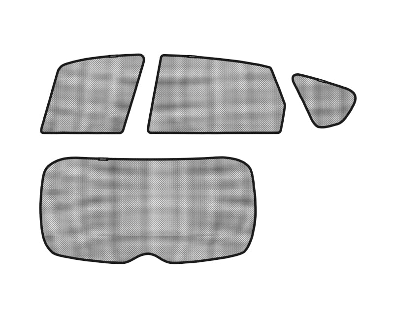 3D MAXpider 2008 - 2014 Impreza Wagon Black Sun Shades - Complete Set | S1SB0050 - JDMuscleWindshield ShadesaceS1SB0050