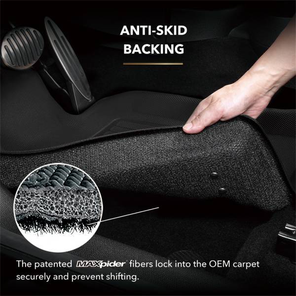 3D MAXpider 2022 GR86 Kagu 1st & 2nd Row Floor Mats - Black | L1TY28301509 - JDMuscleFloor MatsaceL1TY28301509