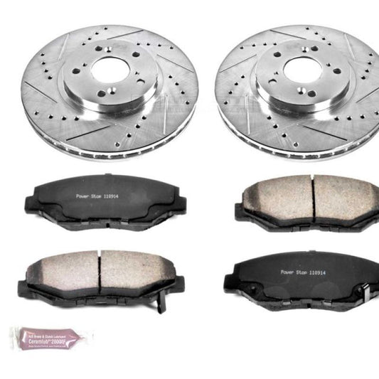 Power Stop Front Z36 Truck & Tow Brake Kit Honda Pilot 2003-2008 | K2302-36