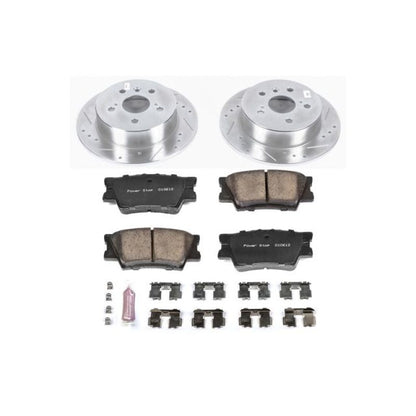 Power Stop Rear Z23 Evolution Sport Brake Kit Lexus ES300h 2013-2018 / ES350 2013-2018 / Toyota Avalon 2013-2018 / Camry 2012-2018 | K6520