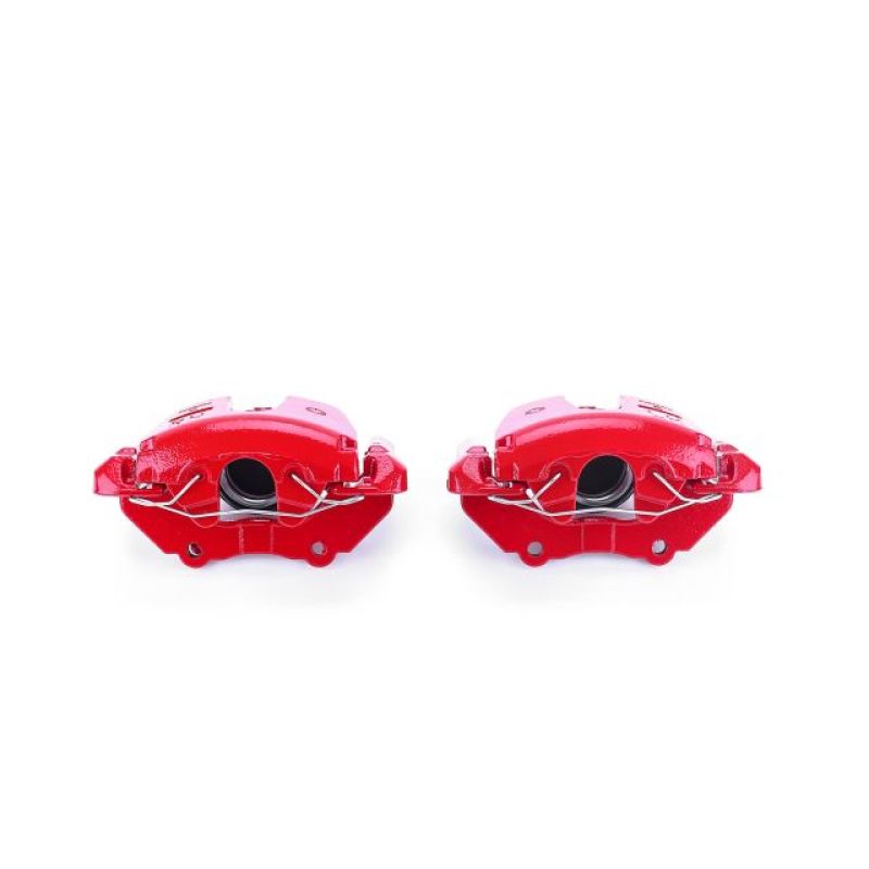 Power Stop ront Red Calipers w/Brackets Pair Mazda Mazdaspeed 3 2008-2013 / Mazdaspeed 5 2012-2015 | S2942E