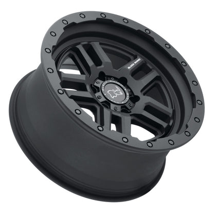 Black Rhino Barstow 18x8.0 5x114.3 ET30 CB 76.1 Textured Matte Black Wheel