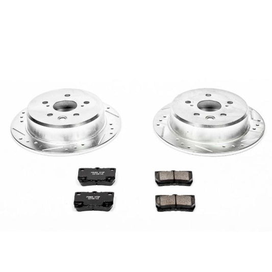 Power Stop Rear Z23 Evolution Sport Brake Kit Lexus IS250 2006-2013 | K195