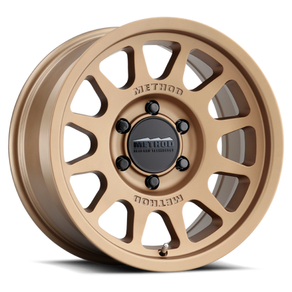Method MR703 17x8.5 0mm Offset 6x120 67mm CB Method Bronze Wheel