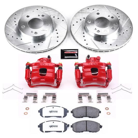 Power Stop Front Street Brake Kit w/ Calipers Infiniti I30 1996-1999 / Nissan Maxima 1989-1999 | KC660-26