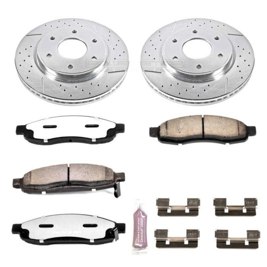 Power Stop Front Z36 Truck & Tow Brake Kit Infiniti QX56 2005-2007 / Nissan Armada 2005-2006 / Titan 2005-2007 | K211-36