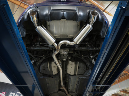 aFe Takeda Exhaust Axle-Back 304SS Carbon Fiber Dual Tips Exhaust Scion FRS 2013-2016 / Subaru BRZ 2013-2020 / Toyota FT86 2012-2020 | 49-36023-C