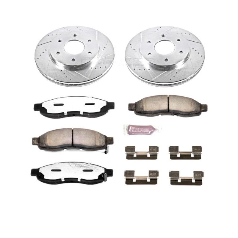 Power Stop Front Z36 Truck & Tow Brake Kit Infiniti QX56 2004-2005 / Nissan Pathfinder 2004 / Armada 2004-2005 / Titan 2004-2005 | K2442-36