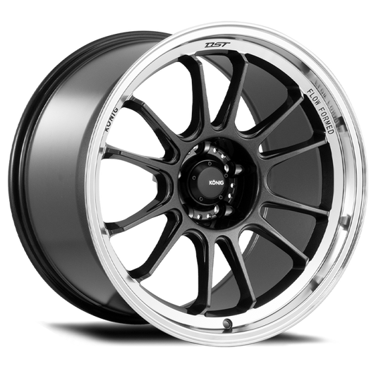 Konig Hypergram 17x9 5x114.3 ET25 Metallic Carbon w/ Machined Lip