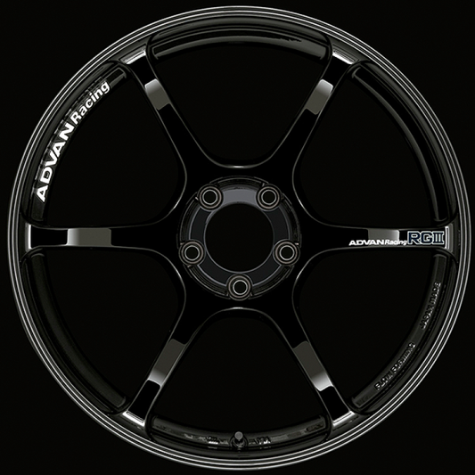 Advan RGIII 18x8.5 +45 5x114.3 Racing Gloss Black Wheel