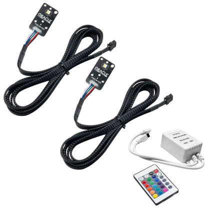 Oracle RGB+A Headlight DRL Upgrade Kit ColorSHIFT w/ Simple Controller Toyota Supra GR 2020-21 | orl1400-504
