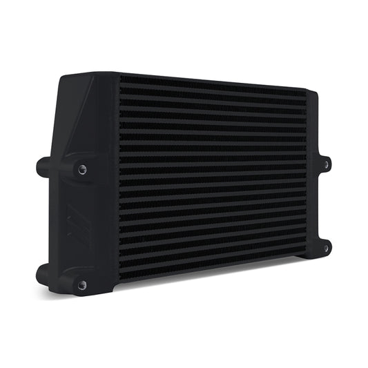 Mishimoto Heavy-Duty Oil Cooler 10" Same-Side Outlets Black Universal | MMOC-SSO-10BK