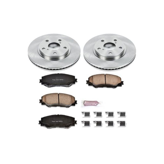 Power Stop Front Autospecialty Brake Kit Lexus HS250h 2010-2012 / Scion xB 2008-2015 / Toyota Prius 2012-2017 / RAV4 2006-2018 | KOE258