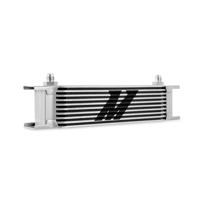 Mishimoto -6AN 10 Row Oil Cooler Silver Universal | MMOC-10-6SL