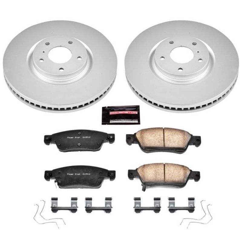 Power Stop Front Z17 Evolution Geomet Coated Brake Kit Infiniti G35 2007-2008 / G37 2008-2013 / Q60 2014-2015 | CRK3022