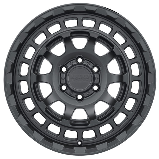 Black Rhino Chamber 17x8.5 5x114.3 ET-18 CB 71.6 Matte Black Wheel