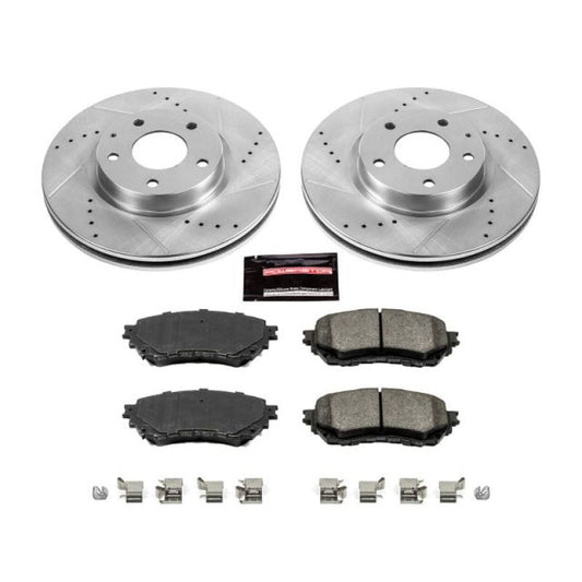 Power Stop Front Z23 Evolution Sport Brake Kit Mazda Mazdaspeed 6 2014-2018 | K6968