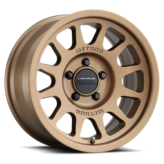 Method MR703 17x8.5 +25mm Offset 5x5 71.5mm CB Method Bronze Wheel | MR70378550925