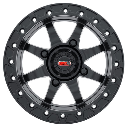 GMZ GZ807 Podium 15x10 5+5/0mm Offset 4x136 110mm CB Matte Black w/BH-H2020M Wheel