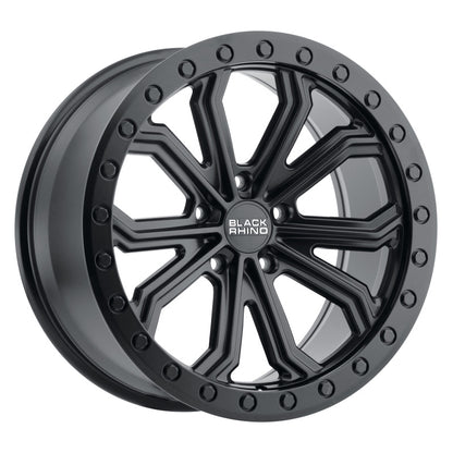 Black Rhino Trabuco 18x8.0 5x114.3 ET35 CB 76.1 Matte Black w/Black Bolts Wheel