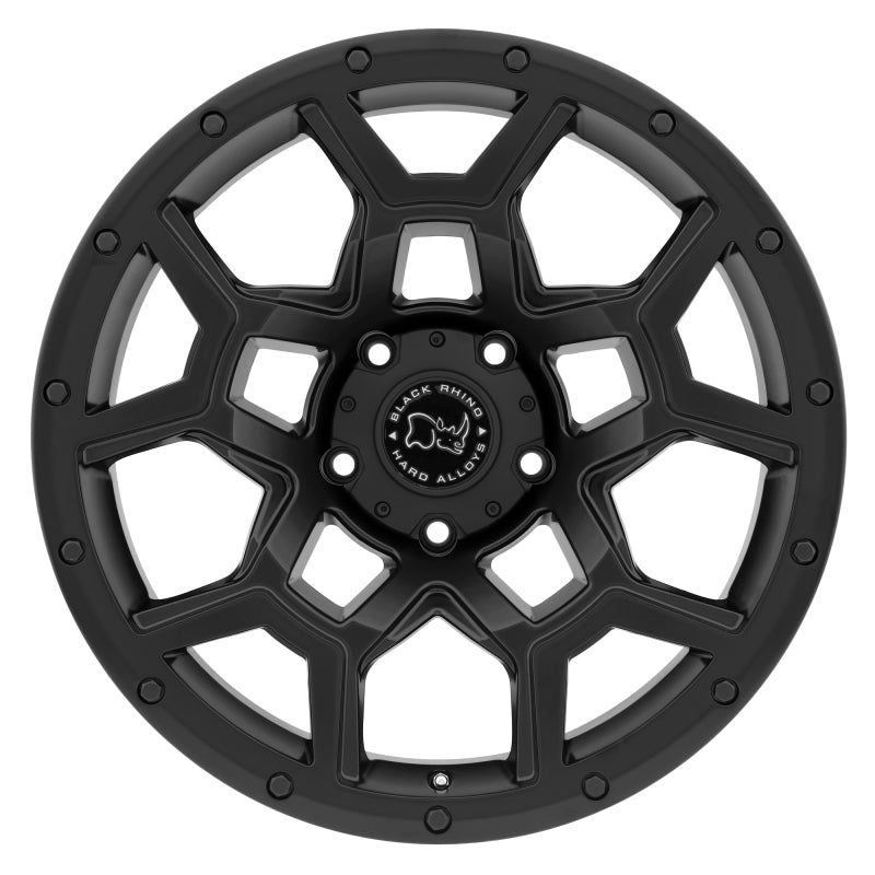 Black Rhino Overland 17x8.0 5x114.3 ET35 CB 76.1 Matte Black Wheel