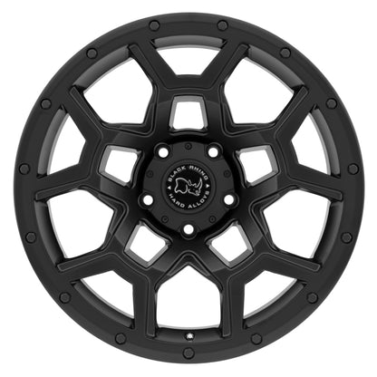 Black Rhino Overland 17x8.0 5x114.3 ET35 CB 76.1 Matte Black Wheel