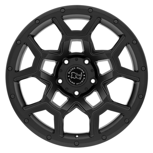 Black Rhino Overland 17x8.0 5x114.3 ET35 CB 76.1 Matte Black Wheel