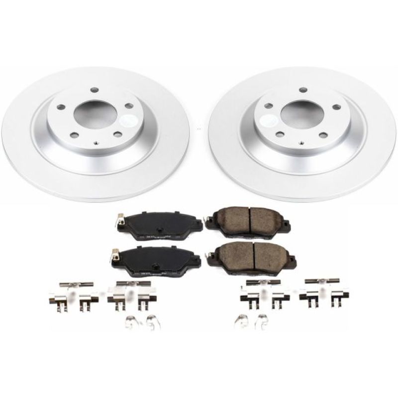 Power Stop Rear Z17 Evolution Geomet Coated Brake Kit Mazda CX-5 2016-21 | CRK7516