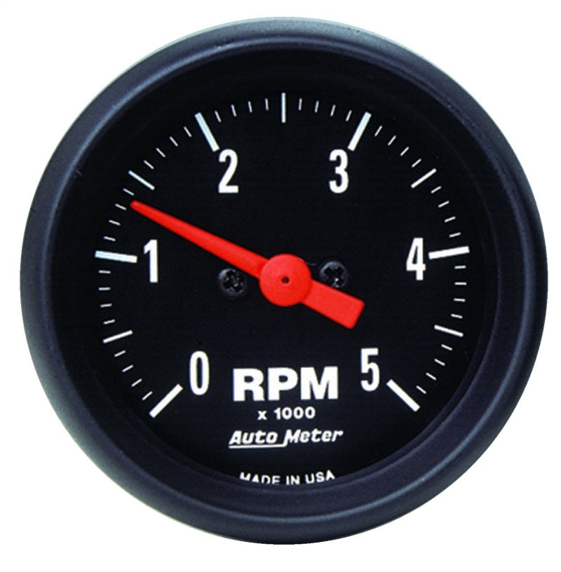 Autometer Z-Series 52mm 5000RPM In-Dash Tachometer Universal | 2697