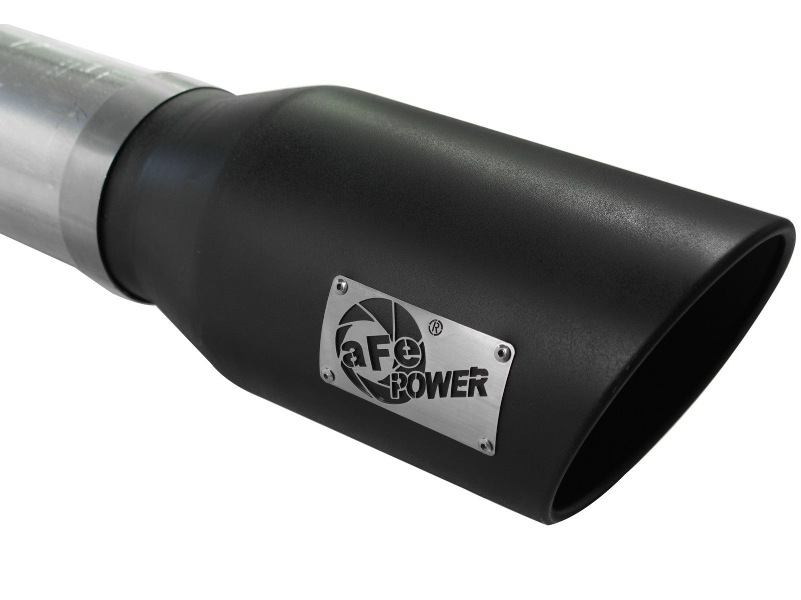 aFe Atlas 5-in Aluminized Steel DPF-Back Exhaust System with Black Tip Chevrolet Silverado 2500 HD 2011-2016 / Silverado 3500 HD 2011-2016 / GMC Sierra 2500 HD 2011-2016 / Sierra 3500 HD 2011-2016 | 49-04041-B