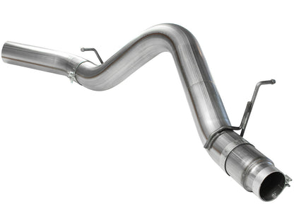 aFe Large Bore-HD 5-in 409 Stainless Steel DPF-Back Exhaust System without Tip Chevrolet Silverado 2500 HD 2011-2016 / Silverado 3500 HD 2011-2016 / GMC Sierra 2500 HD 2011-2016 / Sierra 3500 HD 2011-2016 | 49-44041